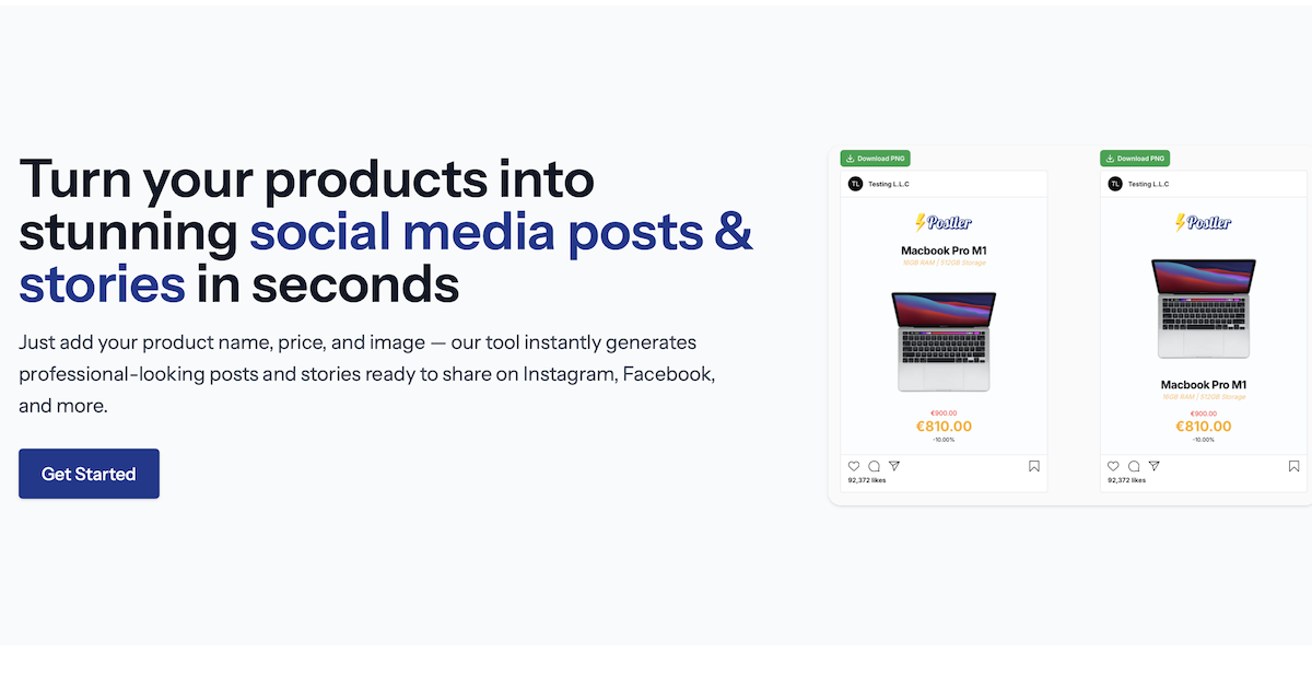 Postler.pro landing page snapshot
